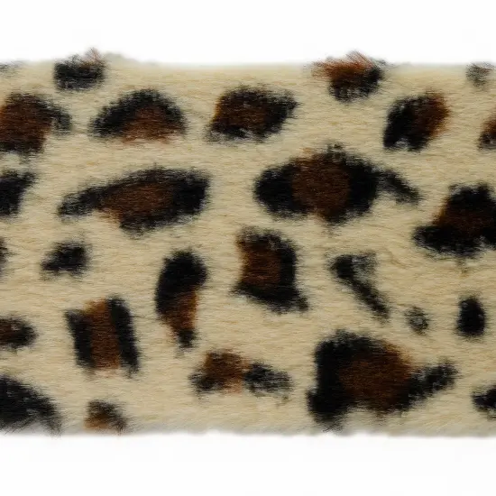 5 Yards of Chanda Faux Leopard Print Trim | 5 yard cut Beige Multi {1}