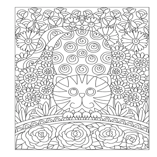 Creative Haven: Whimsical Cats Coloring Book-Softcover {4}
