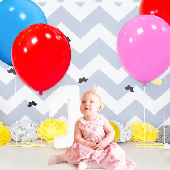 32Pcs Red Big Balloons 18 Inch, Round Large Latex Party Balloons for Birthday Wedding Decorations {4}