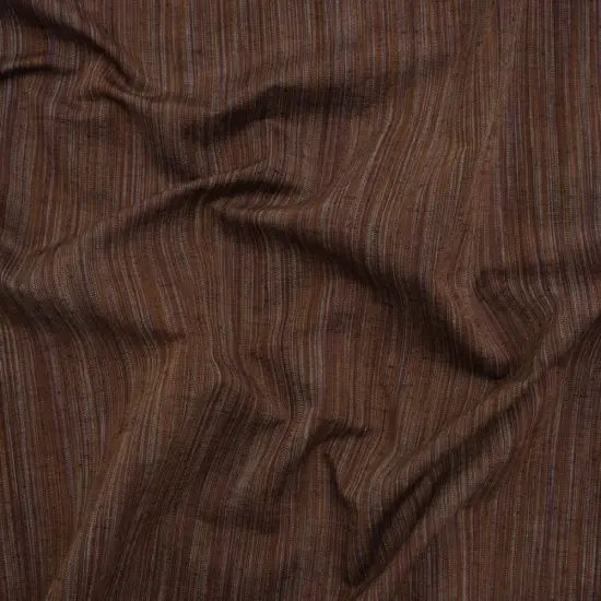 1 Yard Cocoa Striated Woven Quilting Cotton Fabric for Skirts Shirts Quilts, 43 inches Width {2}