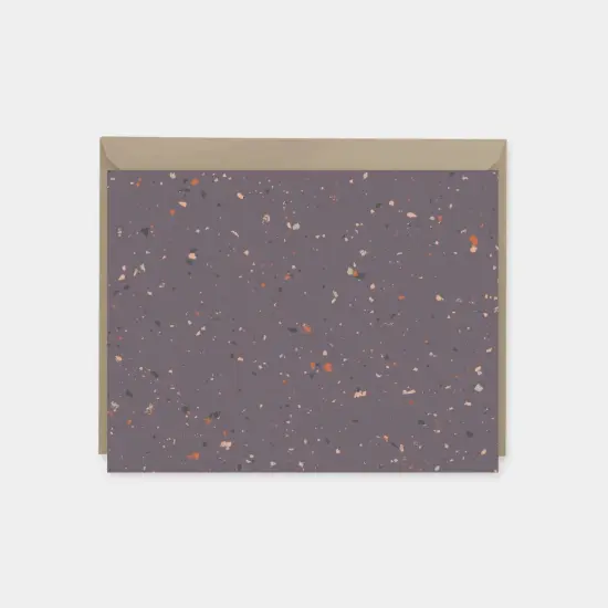 Flecked Cards, Blank Thank You Card, {5}