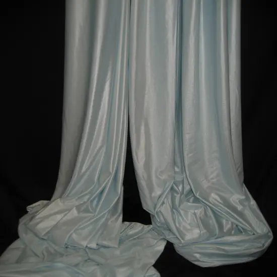 1 Yard Lt. Blue Polyester Fabric Low Stretch For Aerial Use Backdrops Crafts 108&Prime;-120&Prime; Wide {4}