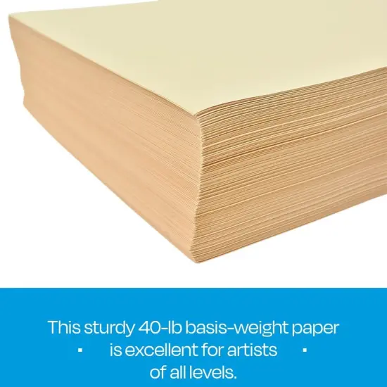 Sax Manila Drawing Paper, 40 lb, 18 x 24 Inches, Pack of 500 {5}