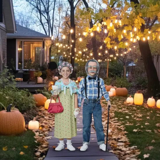 Old Lady Child Costume Kit {5}