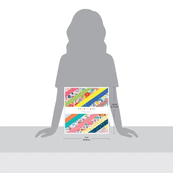 Paige Evans Adventurous Single-Sided Paper Pad 12"X12"-48 Sheets {3}