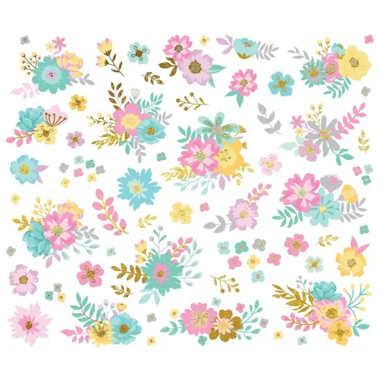 Crafty Things Bits & Pieces 58/Pkg-Floral {2}
