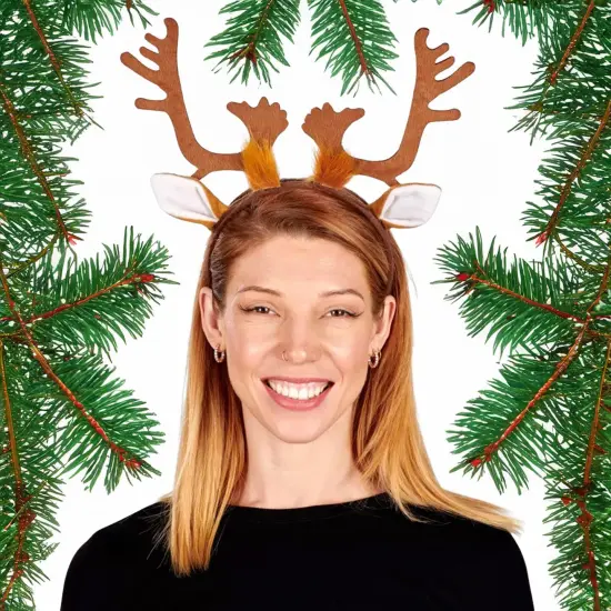 Reindeer Antlers Costume Headband | One Size {4}