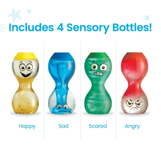 Express Your Feelings Sensory Bottles, Play Therapy Toys, Visual Sensory Toys, Mindfulness for Kids, Comfort Items for Anxiety, Social Emotional Learning, Calm Down Corner Supplies {1}
