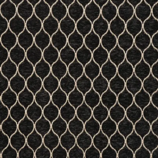 Polyester Upholstery Fabric Durable & Flame Retardant Black {3}