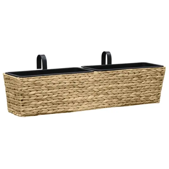 vidaXL Planters 2 pcs Water Hyacinth {2}