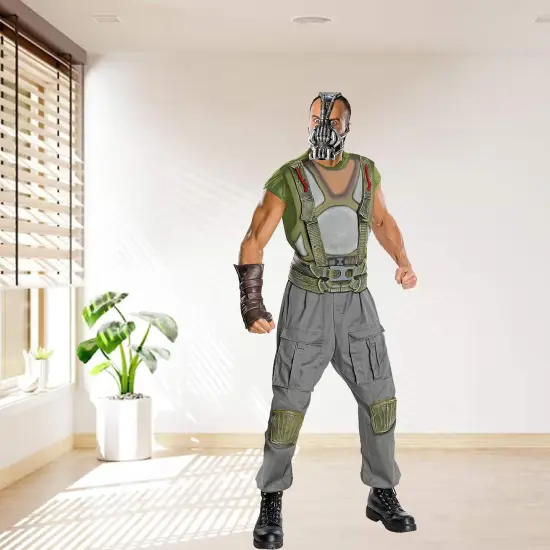 Dark Knight Rises Bane Costume Men&rsquo;s Muscle Chest, Mask, Belt {1}