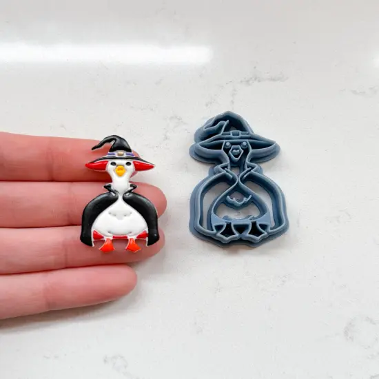 WITCH DUCK GOOSE | HALLOWEEN 2025 | CLAY CUTTERS {3}