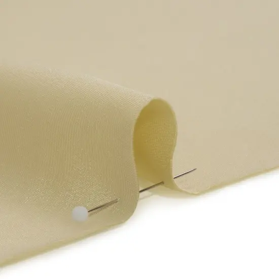 1 Yard Young Wheat Silk Crepe Fabric, 44" Wide Luxury 4 Ply Material for Fashion & Tailoring {2}