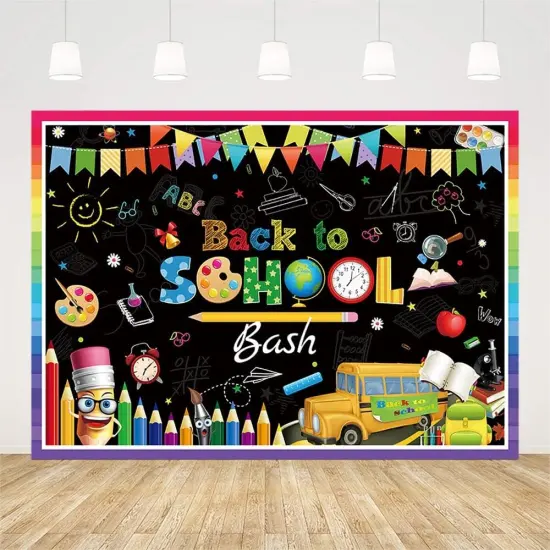 7x5ft Back to School Bash Backdrop {2}