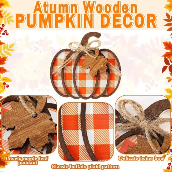 3 Pcs Fall Pumpkin Decor {4}