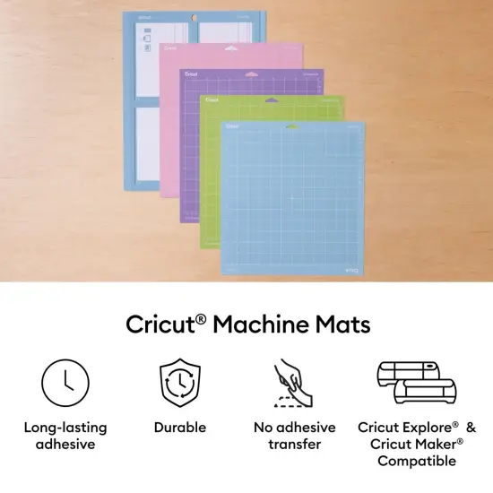 Cricut Light Grip Machine Mat - 12 in x 12 in (6 ct) {3}