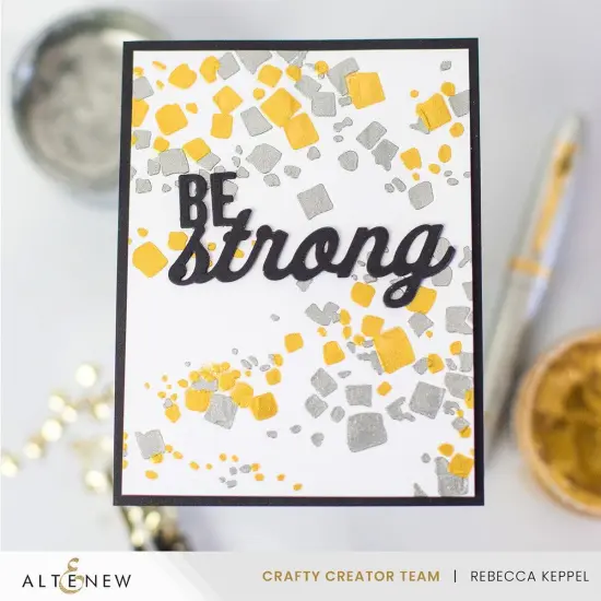 Be Strong Word Die Set {2}