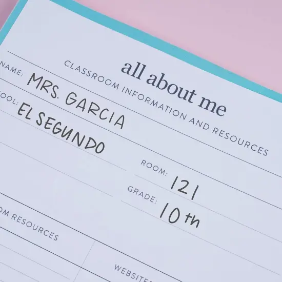 Spiral Teacher Record Book - 7" x 9" (Learn, Teach, Inspire) {4}