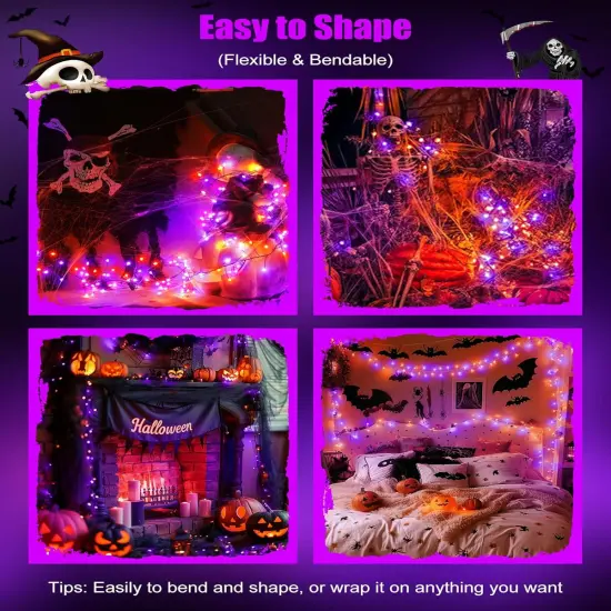 10 Feet 120LEDs Firecracker Halloween Fairy String Lights {4}