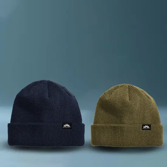 Limited Edition Spacecraft Index Beanie Soft Acrylic Versatile Cuffed or Slouched Style Insignia Blue {2}