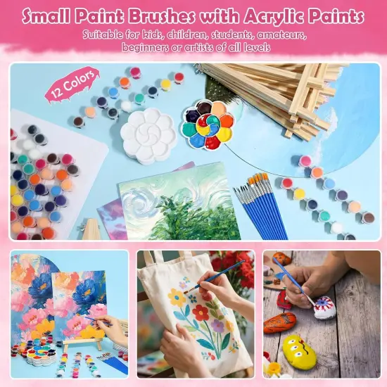 8x10 Inch Canvas and Easel Set Painting Kits for Adults {5}