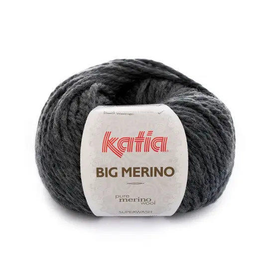 Katia Big Merino Superwash Wool Yarn Dark gray {1}