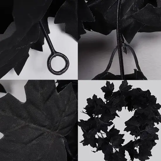 2 Pack Halloween Garland with Purple Lights 5.9FT 20 LED {5}