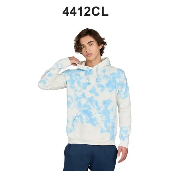 US Blanks&reg; Cloud Tie Dye Hooded Sweatshirt MULTICOLOR {3}