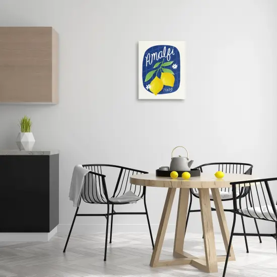 Stupell Industries Amalfi Lemons on Blue Canvas Wall Art Design by Louise Allen Designs {2}