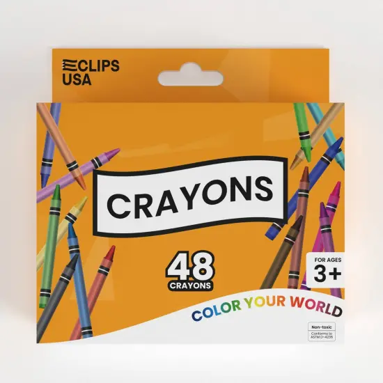 Crayons Standard 24 Count &ndash; Non Toxic &ndash; 48 Packs {2}