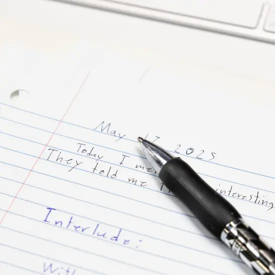 BAZIC Maxxon 1.4 mm Tip Black FUSE Tech Ink Retractable Pen w/ Cushion Grip (4/Pack) {6}