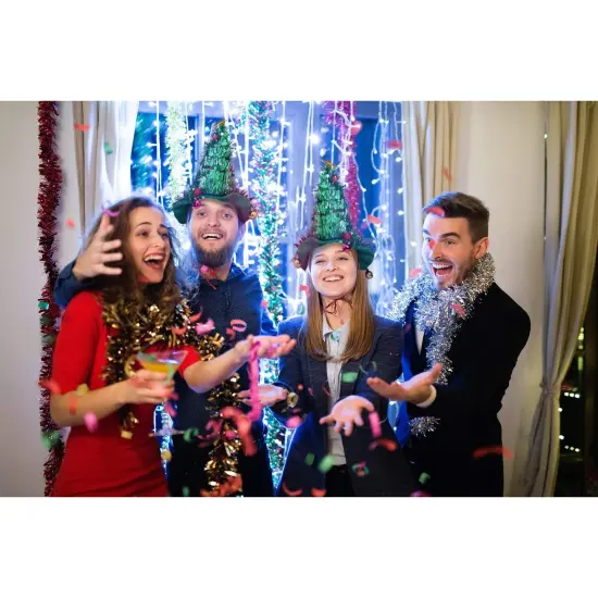 Simply Genius Christmas Tree Hat (3 Pack): Humorous 18&rdquo; Decorated Christmas Tree Hat, Festive Holiday Decor {5}