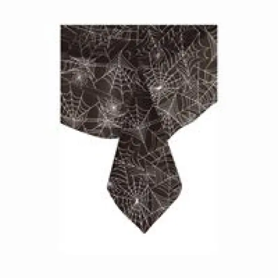 Spider Web Rectangular Plastic Table Cover 54" x 84" {1}