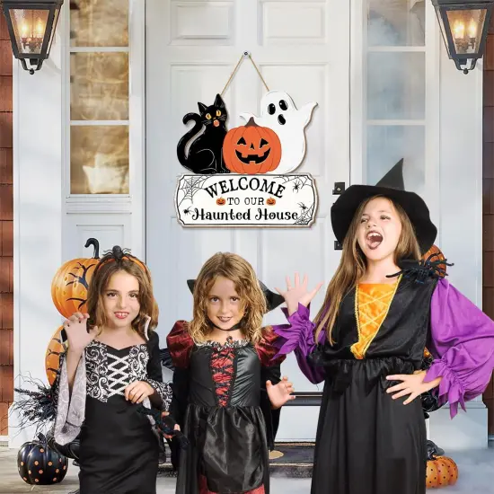 Halloween Decorations Door Hanging Sign {3}