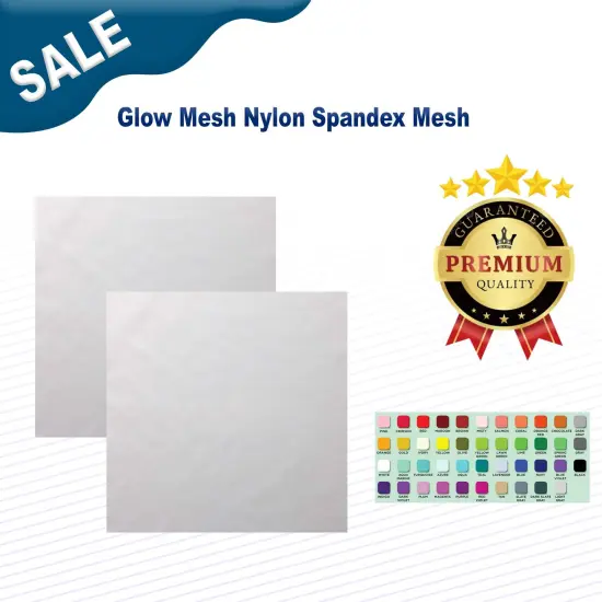 Glow Mesh Nylon Spandex Mesh {2}