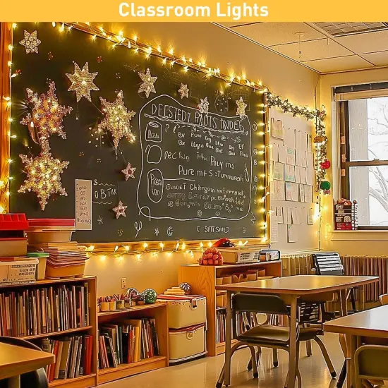 200 LED String Lights - 66 Ft (Warm White) {3}