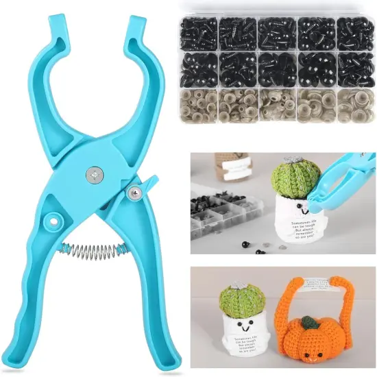 Safety Eye Tool - 230 PCS Crochet Eyes Amigurumi for Crocheting Stuffed Animals {1}