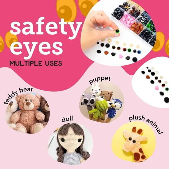 Safety Eyes for Amigurumi (300pcs Set) {2}