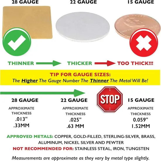 The Beadsmith 1.8mm Metal Hole Punch, with Gauge Guard to create clean holes, free of indents, ideal for 1.3mm rivets, cold connection, 22 gauge Sheet Metal or thinner, NOT INTENDED FOR THICKER METAL {4}