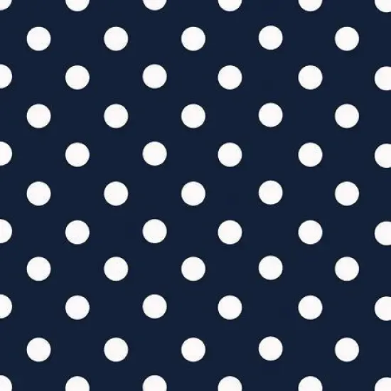 1 Yard Polka Dot Shirting Fabric Continuous Cut, for Home & Clothing 58/59 Inches Wide White {4}