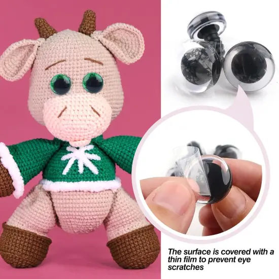 52pcs Glitter Safety Eyes - 12mm to 30mm {3}