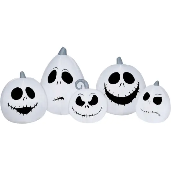 3.3' Nightmare Before Christmas Jack Skellington Pumpkin Inflatable {1}