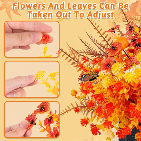 30PCS Fall Artificial Flowers {4}