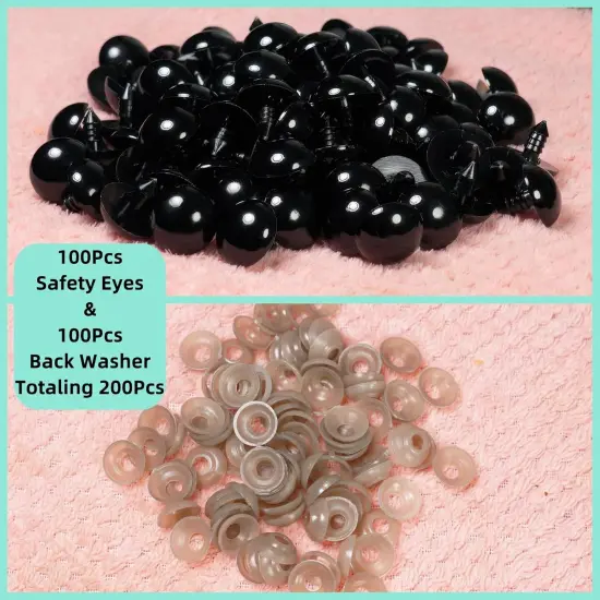 200Pcs 20mm Safety Eyes for Crocheting {5}