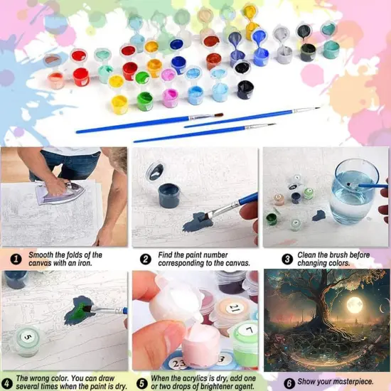 Tree of Life Paint by Numbers Kit for Adults-Tree (16x20inch) {5}