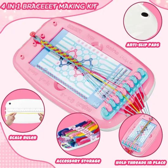 Friendship Bracelet Making Kit DIY Jewelry Making Kit for Kids {4}