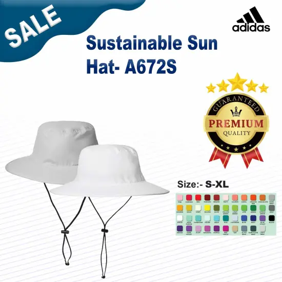 Adidas&reg; Sustainable Sun Hat Grey Two {3}