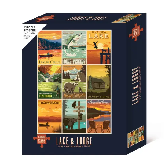 Lake & Lodge 1000-Piece Puzzle {1}