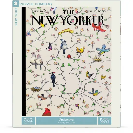 New York Puzzle Company Undercover 1000 Piece Piece Jigsaw Puzzle {1}