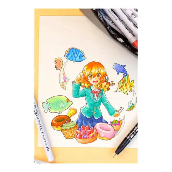 Zig&reg; Comic Set, Markers and Fineliners {5}